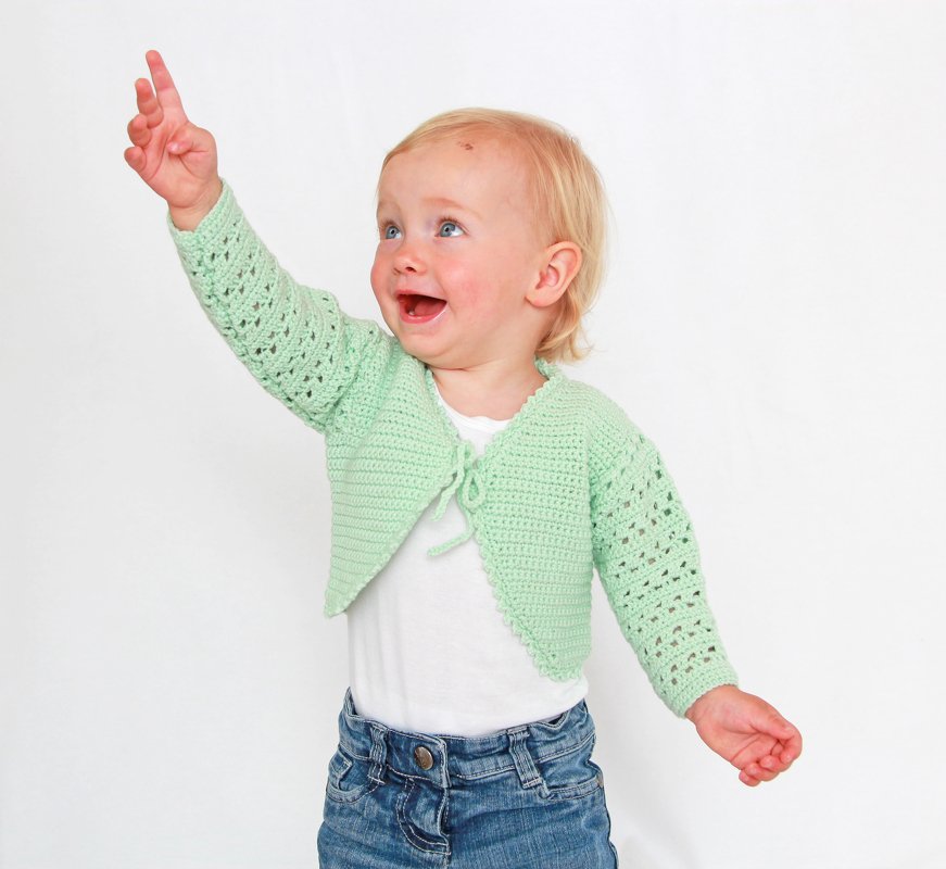 Häkelanleitung Bolero Sarah in den Größen 98 bis 116, Fortgeschritten - Bild 2