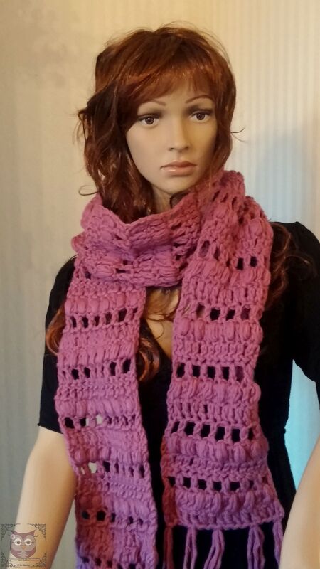 Häkelschal "Doubles &amp; Bobbles"