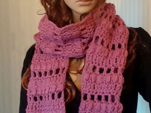 Häkelschal "Doubles & Bobbles"