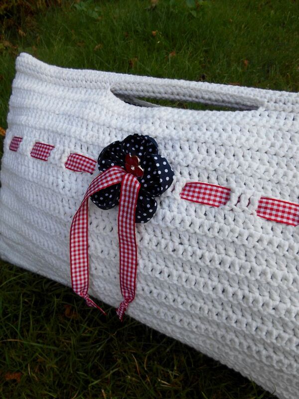 Häkel- und Nähanleitung für Sommertasche "Sunny" - Bild 8