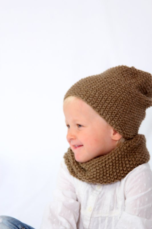 Anleitung Loopschal Luka, Kleinkind-Erwachsener, für Anfänger