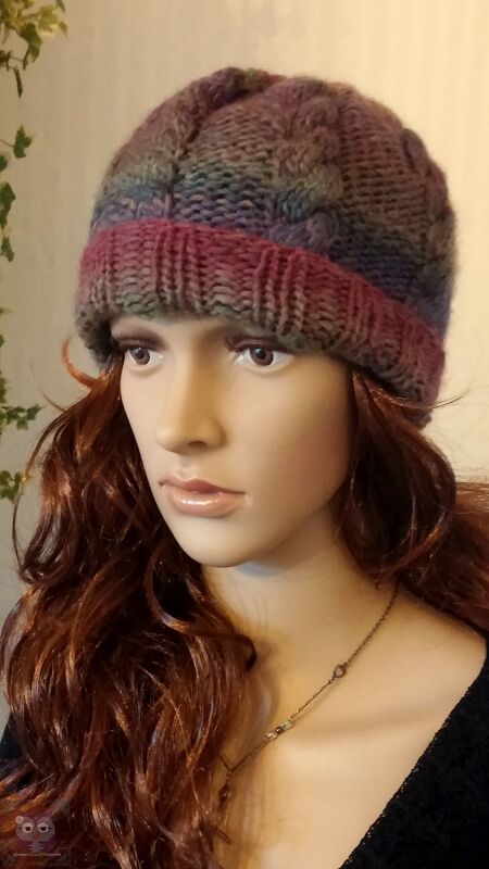 Zopfmuster Strickmütze - Bild 4