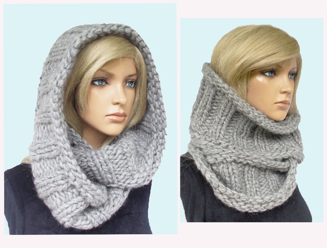 Strickanleitung für XXL-Schal, Loop, Rundschal, unisex, No224