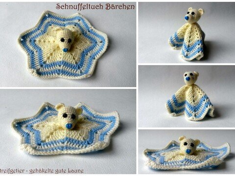 Schnuffeltuch Bärchen Häkeln