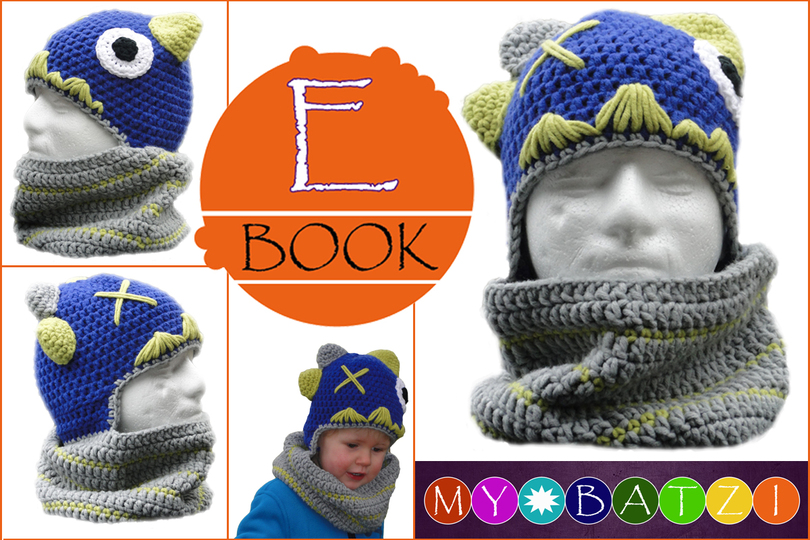 Häkelanleitung für Scoodie MONSTER