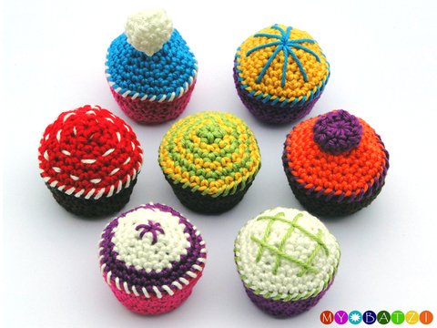 Häkelanleitung für Spielküche + Kaufmannsladen // Pralinen