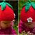 Strawberry Earflap Hat Knitting Pattern