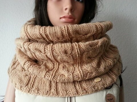 22 Strickanleitung Schlauchschal Kapuzenschal PDF