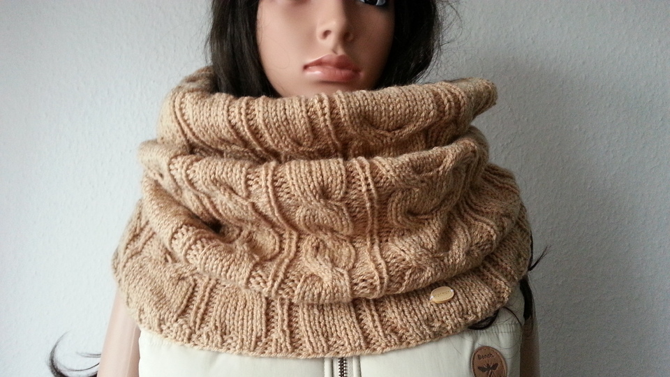 22 Strickanleitung Schlauchschal Kapuzenschal PDF