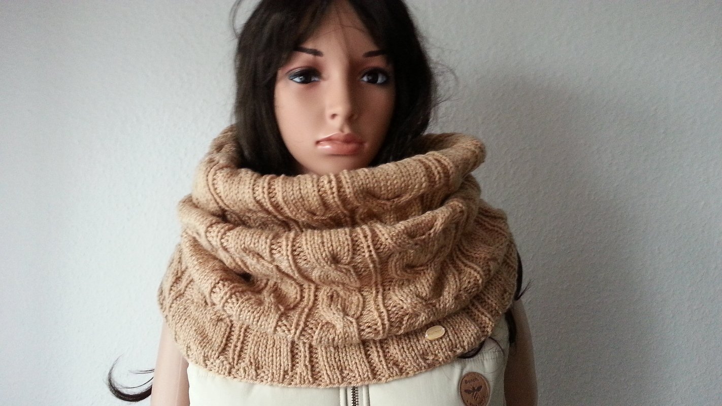 22 Strickanleitung Schlauchschal Kapuzenschal PDF - Bild 2