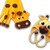 Set 2 in 1: Kindermütze & Schal "Giraffe"