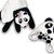 Set 2 in 1: Kindermütze & Schal "Panda"