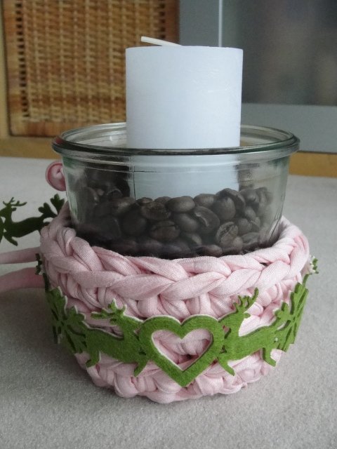 PDF Häkelanleitung für ein umhäkeltes Deko-Glas - Bild 2