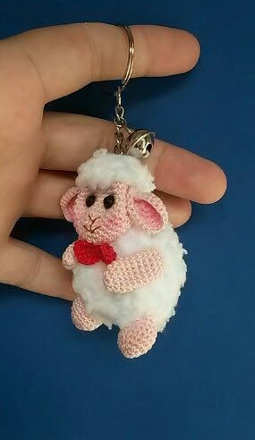 Amigurumi Schlüssel Anhänger Schaf PDF - Bild 2