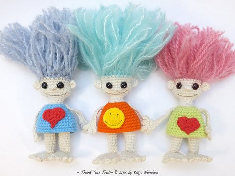 FreE-Book Freie Häkelanleitung Troll Amigurumi | Kostenlos