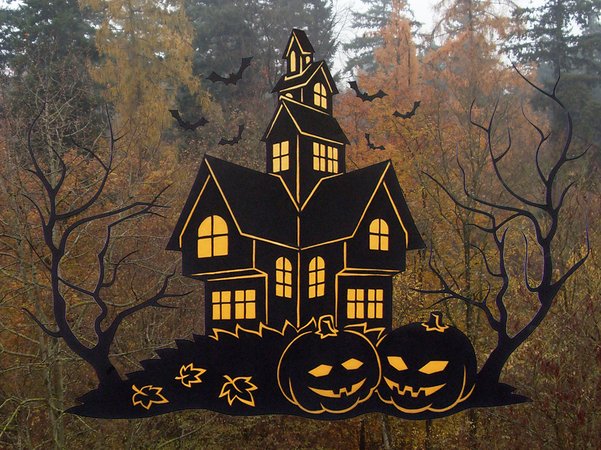 Fensterbild "Halloween" 0.3 – Bastelvorlagen mit Anleitung