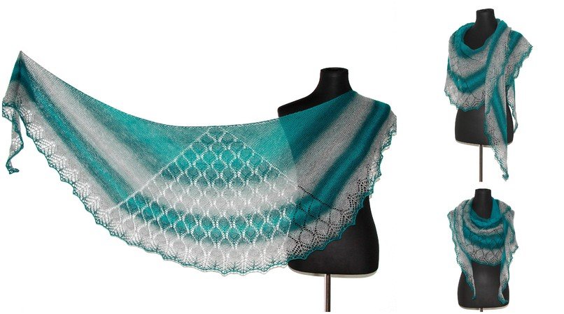 Knitting pattern shawl Tinúviel