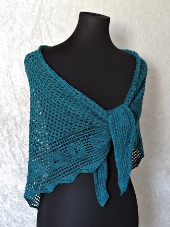 Knitting pattern shawl Nimrodel