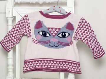 Antonia Taddles - Baby-Tunika mit Katzenmotiv