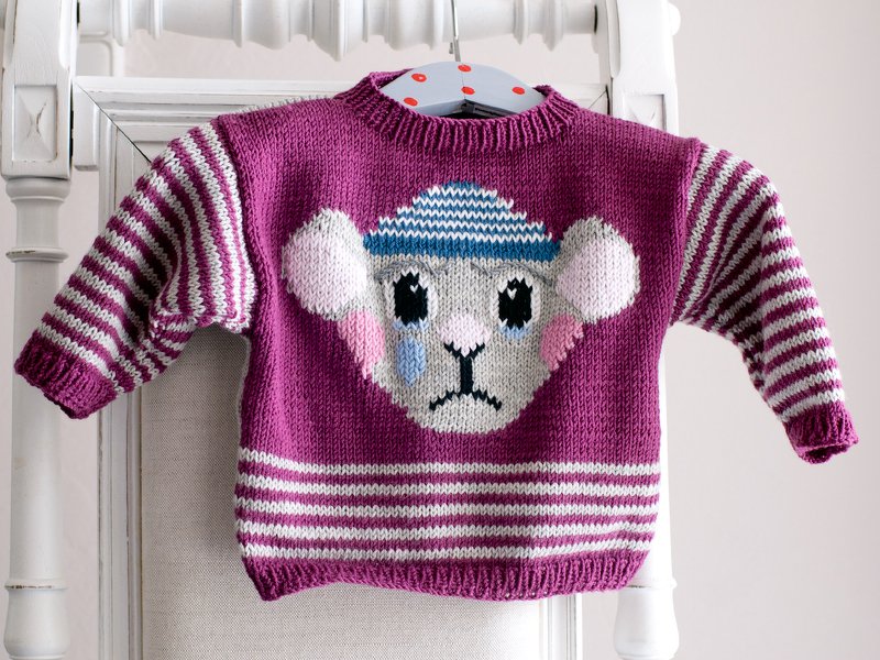 Walter Taddles - Babypullover mit Mausmotiv