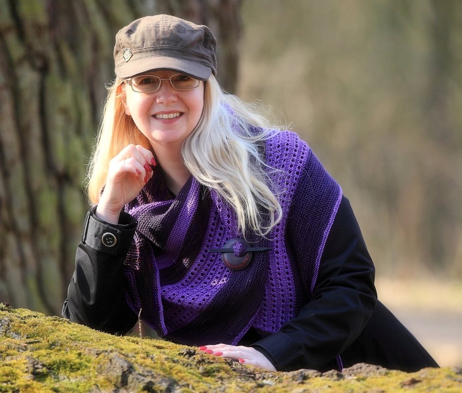 Knitting pattern shawl / wrap "Mellon" - Image 3