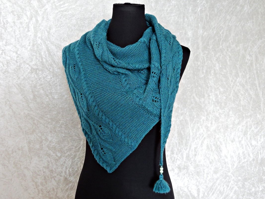 Knitting pattern shawl Minas Tirith