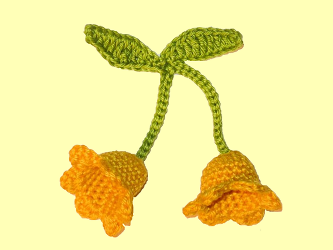 Glockenblume gehäkelt