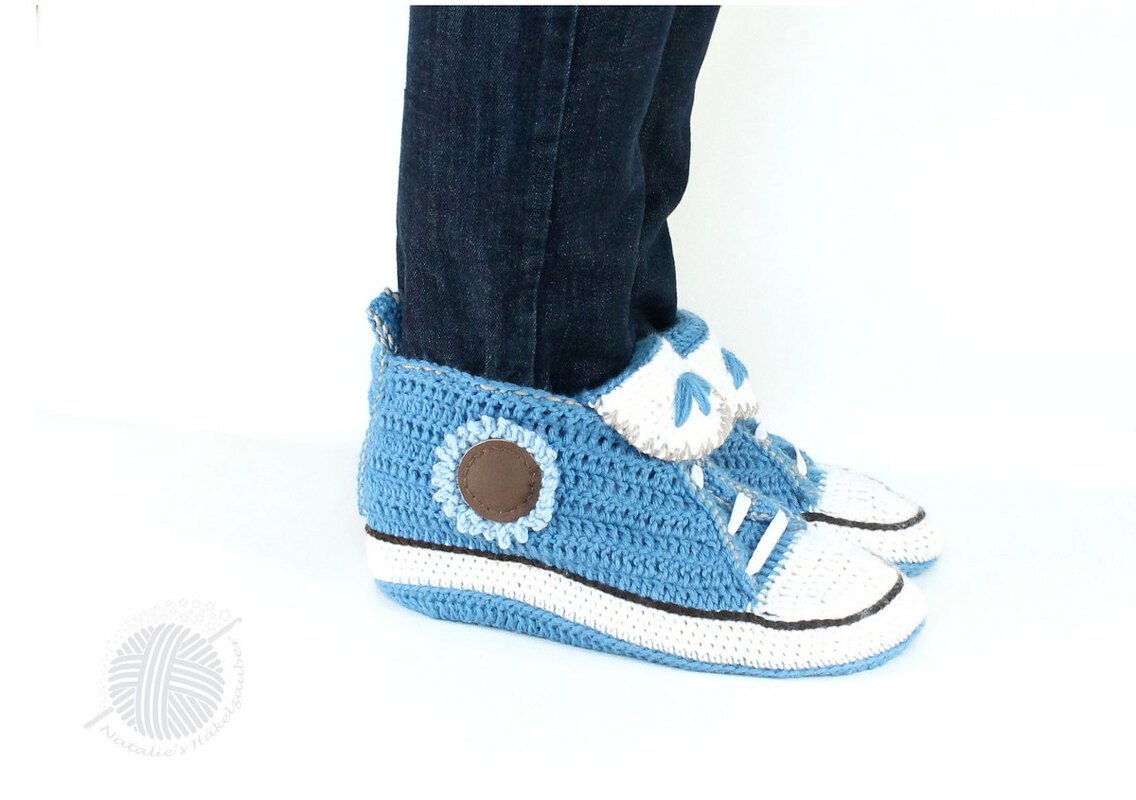 Hausschuhe (Sneakers)  "Jeans" Gr. 34-45 - Bild 3