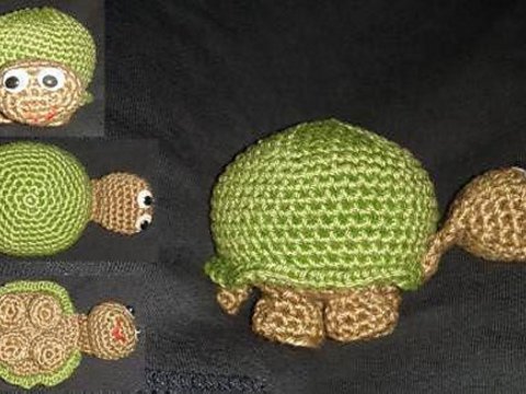 Schildkröte Amigurumi freie Häkelanleitung FreE-Book 