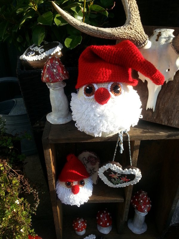 Wichtel als Herbstdeco oder Türstopper