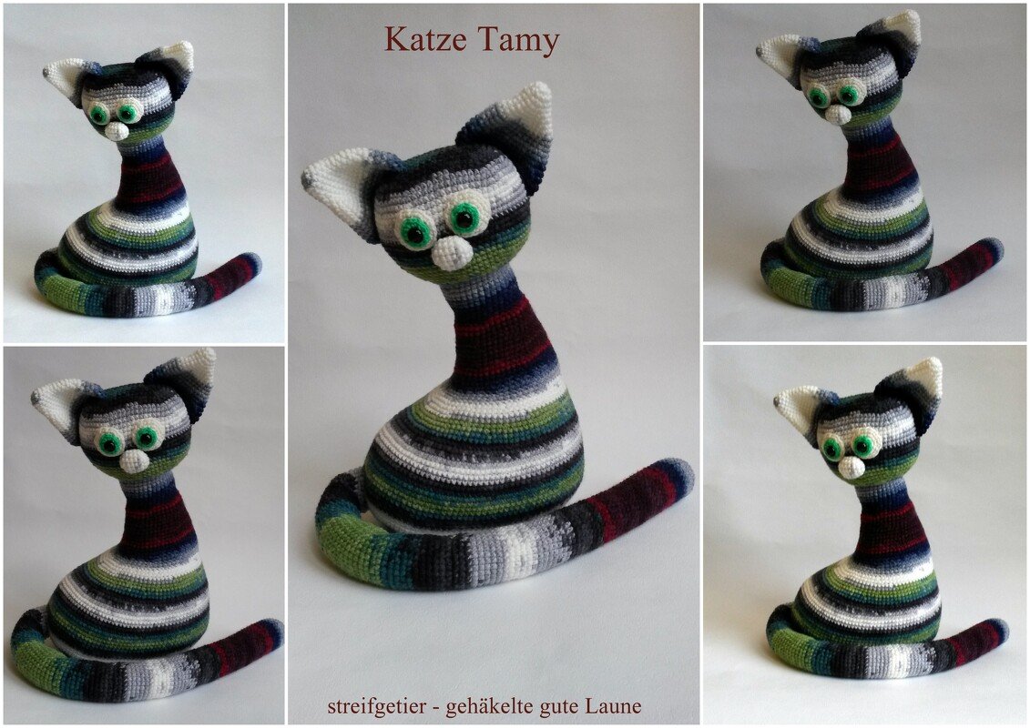 Häkelanleitung Katze Tamy