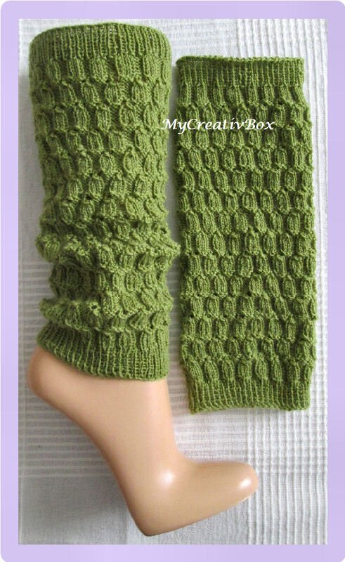 Beinstulpen "Scale" 2-13 J., gestrickt - Bild 10