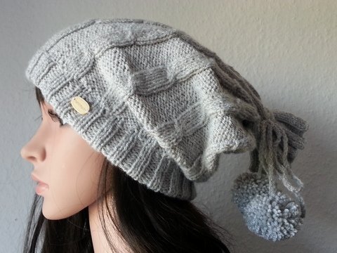 25 Strickanleitung Schalmütze / Mütze in 4 Tragemöglichkeiten