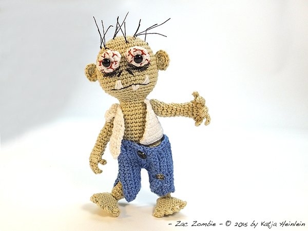 Zombie Häkelanleitung Grusel Amigurumi Halloween - Bild 3