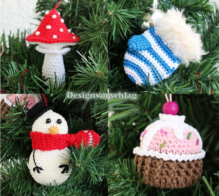 Anhänger "Muffin" (Tannenbaumschmuck), ca. 7 cm hoch - Bild 2