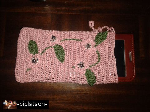 Kostenlose Häkelanleitung - Handytasche Rosalie