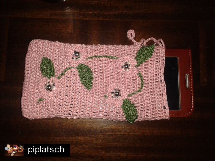 Kostenlose Häkelanleitung - Handytasche Rosalie