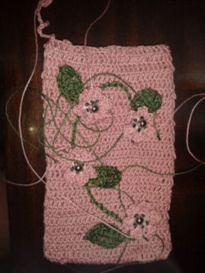 Kostenlose Häkelanleitung - Handytasche Rosalie