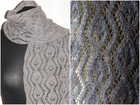 Strickanleitung Shamino Schal Lace