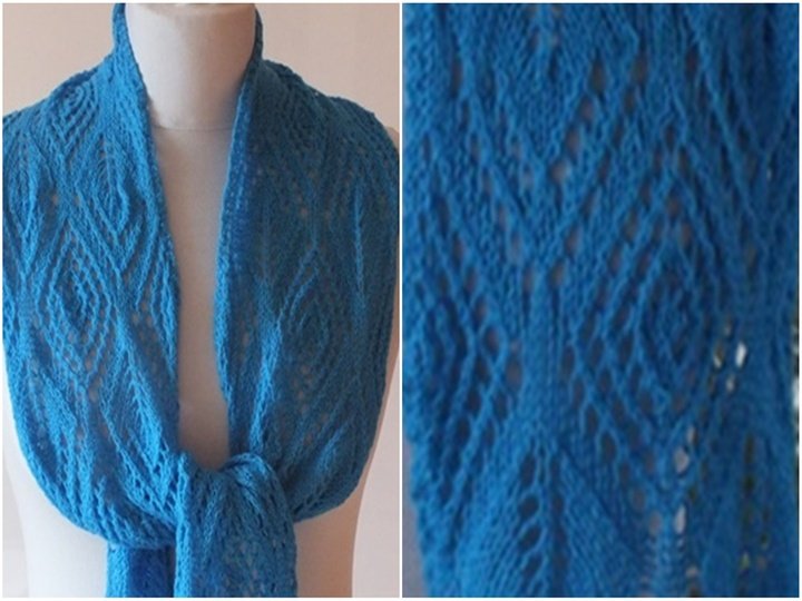 Strickanleitung Bravumatos Schal Lace