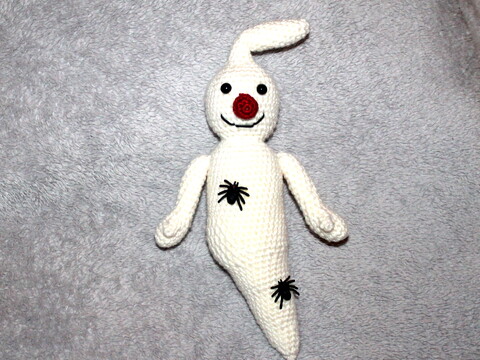 Geist Häkelanleitung - Spukgespenst Amigurumi Halloween, DE & EN