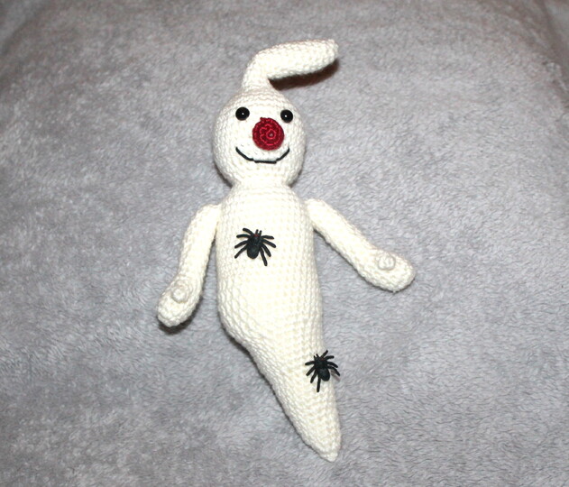 Geist Häkelanleitung - Spukgespenst Amigurumi Halloween, DE & EN