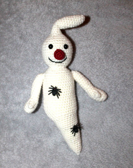 Geist Häkelanleitung - Spukgespenst Amigurumi Halloween, DE & EN