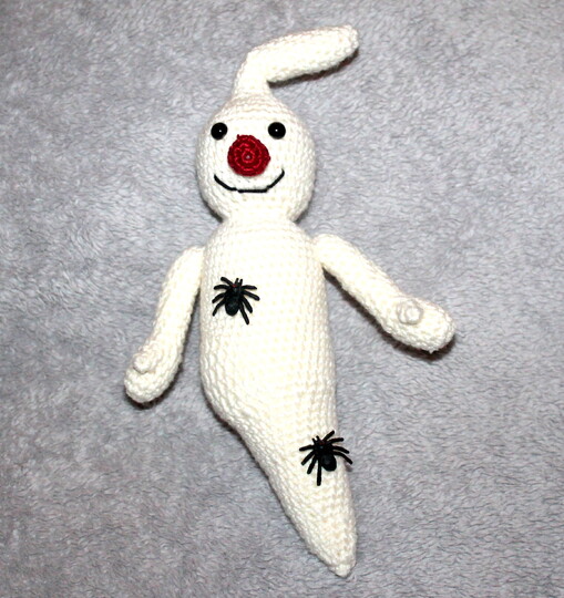 Ghost crochet pattern - spooky amigurumi Halloween, English & German