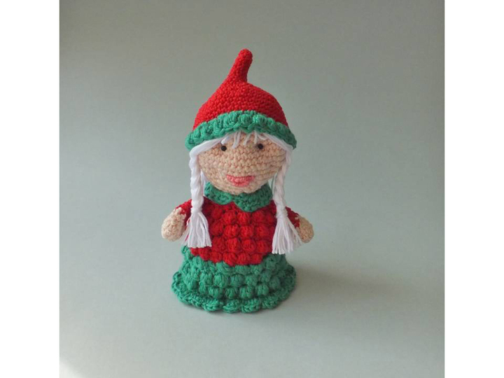 Weihnachtsfrau Amigurumi