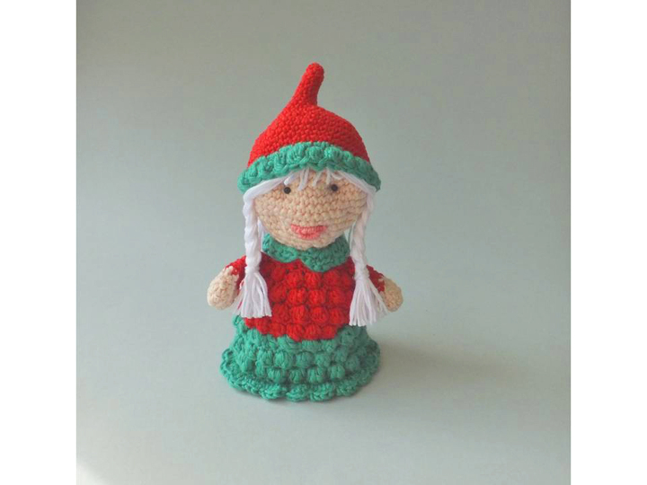 Weihnachtsfrau Amigurumi