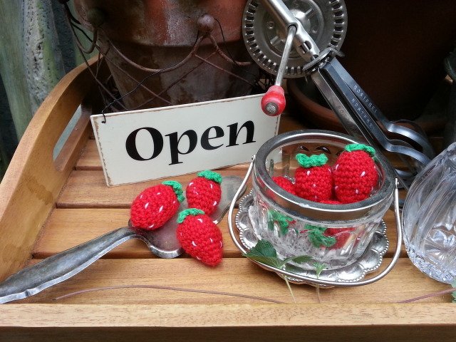 Erdbeeren häkeln