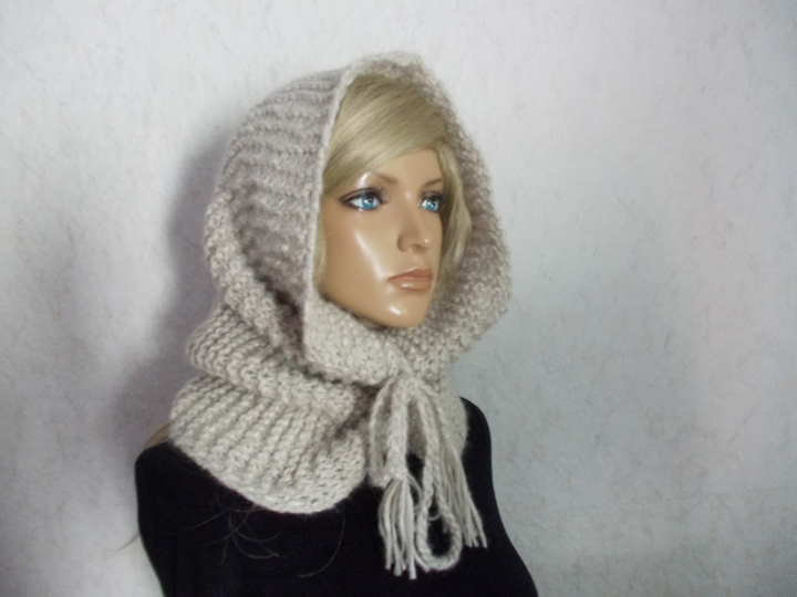 Strickanleitung für Rundschal, Schlauchschal mit Häkelband