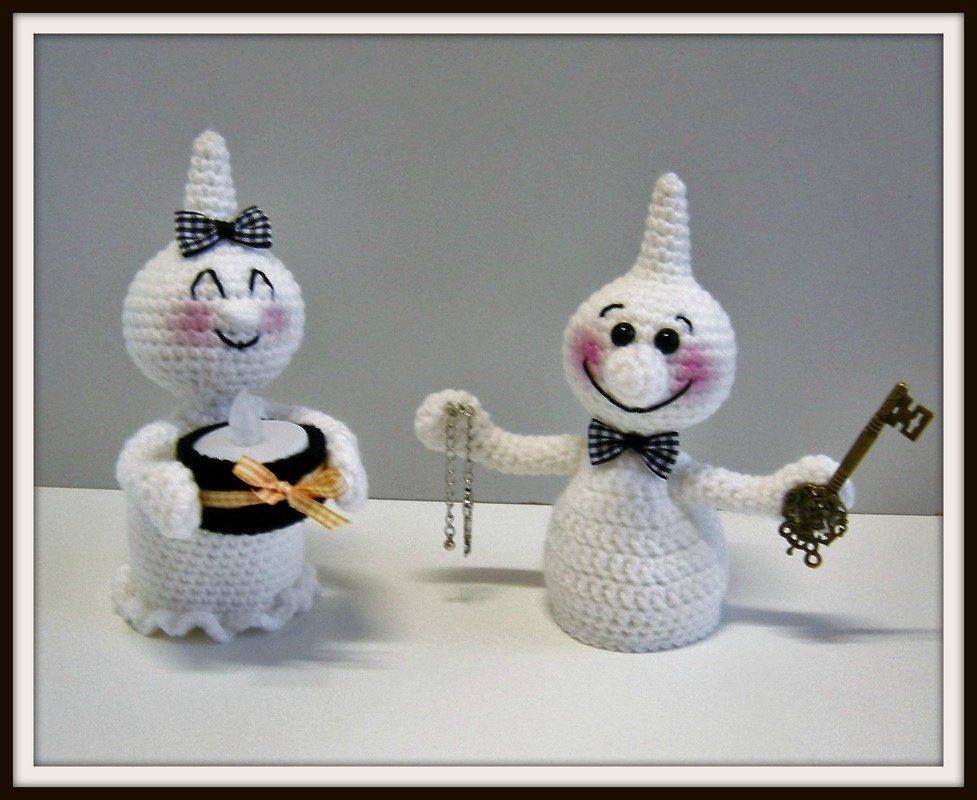 Kasper und Greta die Leucht-Gespenster, Häkelanleitung als PDF - Bild 3