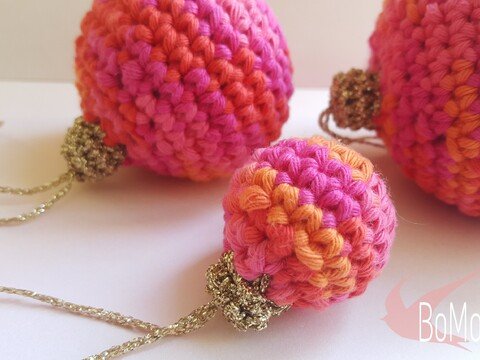 Häkelanleitung Christbaumkugeln, Baumschmuck, Dekoanhänger